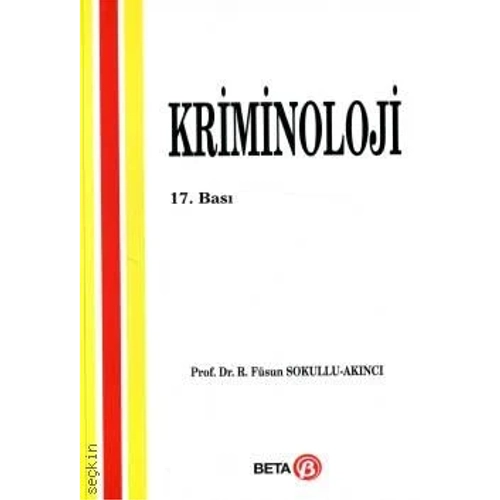 Beta Yay�nevi Kriminoloji (Roman Boy)F�sun Sokullu Ak�nc�