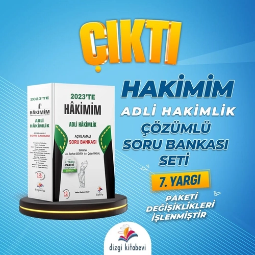 Dizgi Kitap 2023 Hakimim Adli Hakimlik Soru Bankas Seti