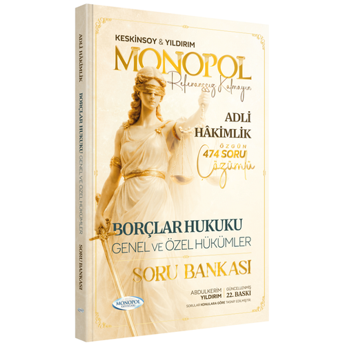 Monopol Yay�nlar� 2026 Adli Hakimlik Bor�lar Hukuku Genel ve �zel H�k�mler Soru Bankas� ��z�ml� �mer Keskinsoy