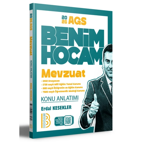 Benim Hocam Yaynlar 2026 KPSS AGS Mevzuat Konu Anlatm Benim Hocam Yaynlar (Erdal Kesekler)