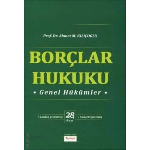 Turhan Kitabevi Borlar Hukuku Genel Hkmler (Ahmet Klolu)
