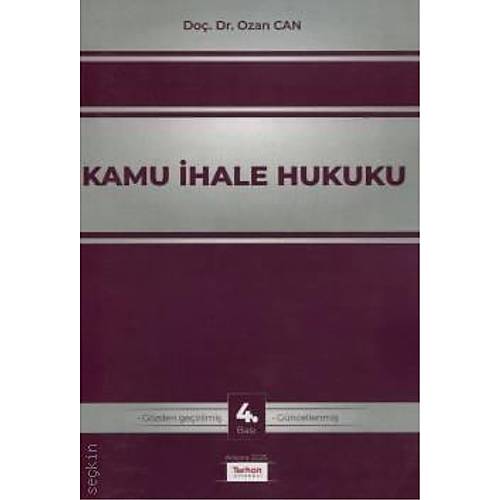 Turhan Kitabevi Kamu hale Hukuku (Ozan Can)