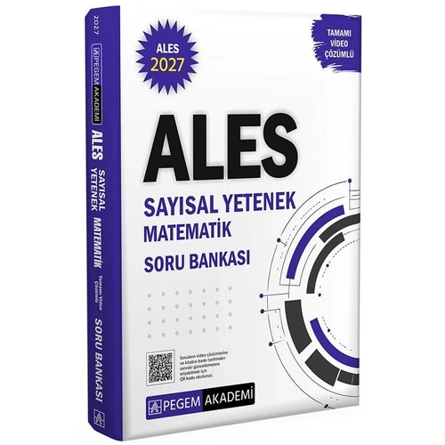 Pegem 2027 ALES Matematik Say�sal Yetenek Soru Bankas� ��z�ml� Pegem Akademi Yay�nlar�