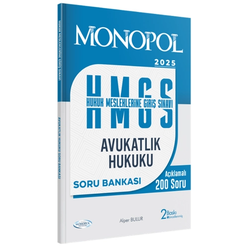 Monopol 2025 HMGS Avukatl�k Hukuku Soru Bankas�-Alper Bulur