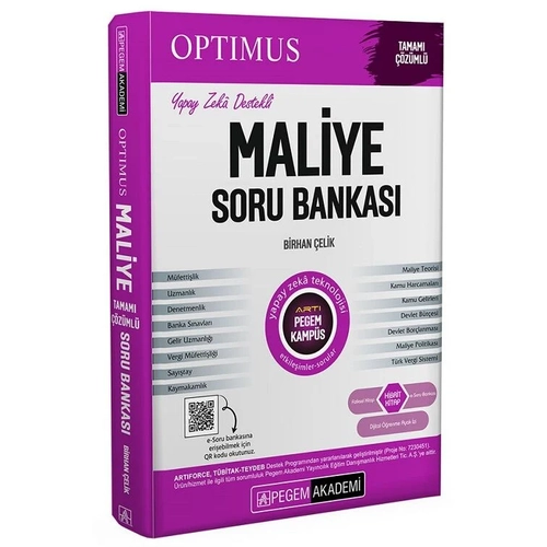 Pegem 2025 KPSS A Grubu Optimus Maliye Soru Bankas zml Pegem Akademi Yaynlar