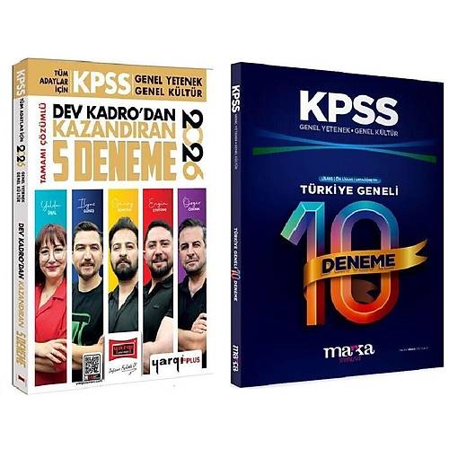 Yarg� + Marka 2026 KPSS Genel Yetenek Genel K�lt�r Dev Kadrodan Kazand�ran 5+10 Deneme 2 li Set Yarg� + Marka Yay�nlar�