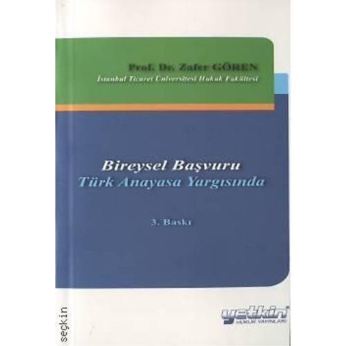 Yetkin Yaynlar Bireysel Bavuru (Zafer Gren)