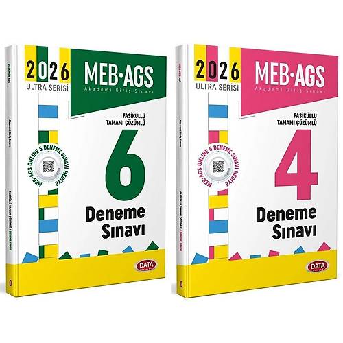 Data 2026 MEB-AGS T�m Dersler 6+4 Deneme 2 li Set Ultra Serisi Data Yay�nlar�