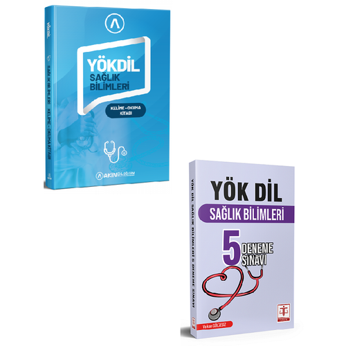 Ak�n Dil-Y�KD�L Sa�l�k Kelime Okuma Kitab�-Tercih Yay�nlar� Y�KD�L Sa�l�k 5 Deneme (2Kitap)
