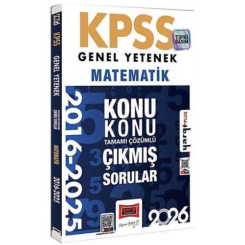 Yarg� 2026 KPSS Matematik ��km�� Sorular 2016-2025 Konu Konu ��z�ml� Yarg� Yay�nlar�