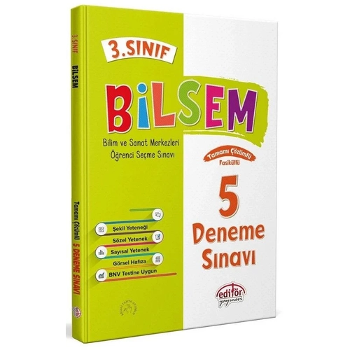 Editr Yaynevi-3.Snf Bilsem 5 Deneme