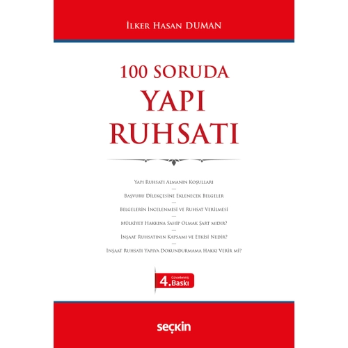 Sekin Yaynevi 100 Soruda Yap Ruhsat (lker Hasan Duman)