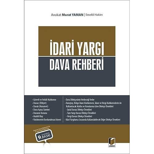 Adalet Yaynevi dari Yarg Dava Rehberi (Murat Yaman)