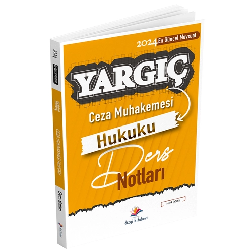 Dizgi Kitap 2024 Hakimlik YARGI Ceza Muhakemesi Ders Notlar - Murat Soylu