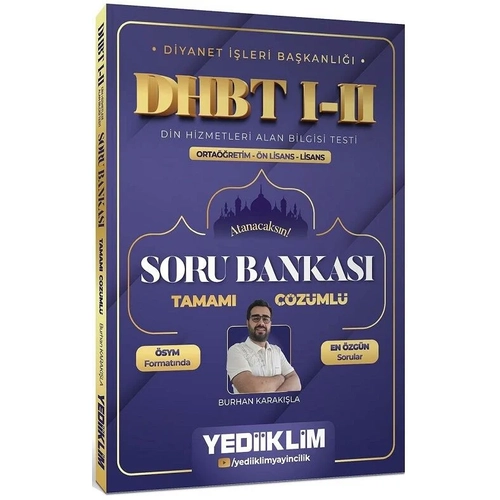 Yediiklim 2026 DHBT 1-2 Soru Bankas� - Burhan Karak��la Yediiklim Yay�nlar�