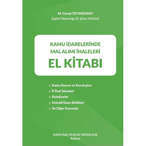 Kamu darelerinde Mal Alm haleleri EL KTABI(CEMAL ZYARDIMCI)