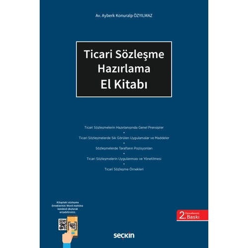 Sekin Yaynclk Ticari Szleme Hazrlama El Kitab-Ayberk Konuralp zylmaz