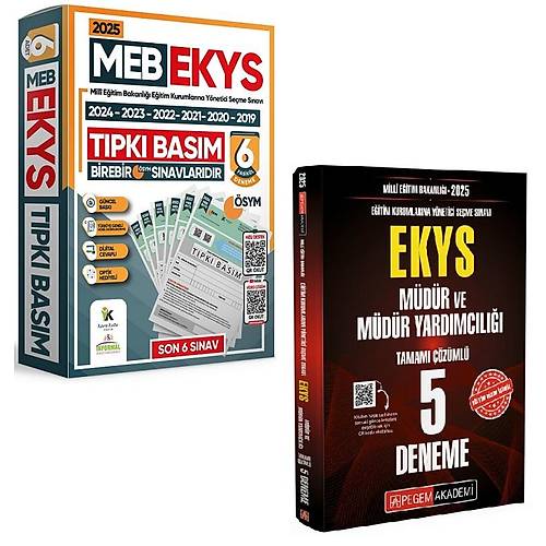 �nformal Yay�nlar� 2025 MEB EKYS �SYM Son 6 Y�l ��km�� Soru (2024-2019)+Pegem 2025 MEB EKYS  5 Deneme Seti(2Kitap)