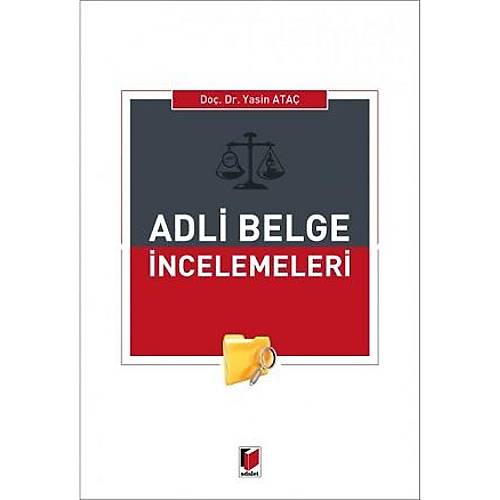 Adalet Yaynlar Adli Belge ncelemeleri Yasin Ata