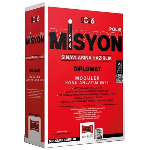 Yarg� 2026 Polis Misyon Koruma Diplomat Konu Anlat�ml� Mod�ler Set Yarg� Yay�nlar�