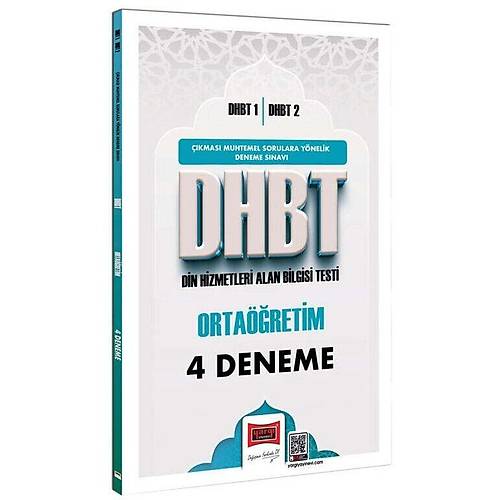 Yarg� 2026 DHBT 1-2 Orta��retim 4 Deneme ��z�ml� Yarg� Yay�nlar�