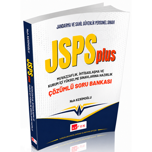 Akfon JSPS Plus Soru Bankas� ��z�ml�+ 10 Deneme Nuh Kerimo�lu Akfon Yay�nlar�