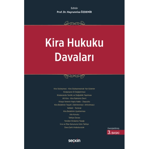 Sekin Yaynclk Kira Hukuku Davalar (Hayrunnisa zdemir)Murat Aydodu,Murat Doan