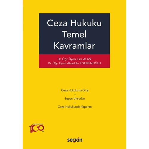 Se�kin Yay�nevi Ceza Hukuku Temel Kavramlar (Esra Alan,Alaaddin Egemen)