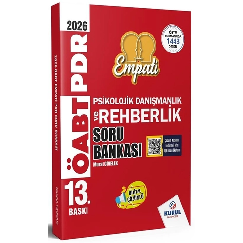 Kurul 2026 ABT MEB-AGS Rehberlik Empati Soru Bankas zml 13. Bask - Murat Civelek Kurul Yaynclk