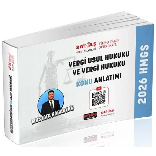 Sava� 2026 HMGS Vergi Usul Hukuku ve Vergi Hukuku Konu Anlat�m� - Mustafa Karadeniz Sava� Yay�nlar�