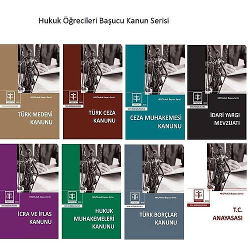 Tercih Yay�nc�l�k Hukuk ��recileri Ba�ucu Kanun Serisi -T�rk Bor�lar-T.C.Anayasas�-Hukuk Muhakemeleri-�cra ve �flas-�dari Yarg�-Ceza Muhakemesi-T�rk Ceza-T�rk Medeni(8Kitapl�k Kanun Metni Cep Boy) 1. Bask�,  Eyl�l 2025