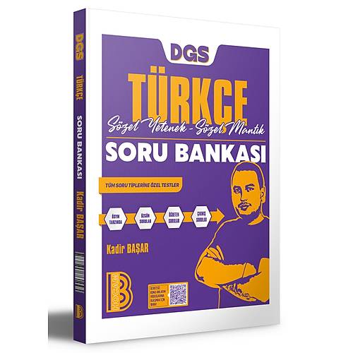 Benim Hocam Yay�nlar� DGS T�rk�e Tamam� ��z�ml� Soru Bankas� Kadir Ba�ar