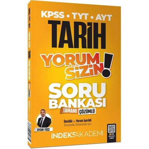 ndeks Akademi 2025 KPSS TYT AYT Tarih Yorum Sizin Soru Bankas zml - Aydn Yce