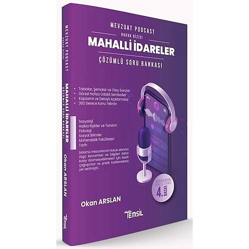 Temsil Kaymakaml�k Hakimlik KPSS A Grubu Mahalli �dareler Mevzuat Podcast Soru Bankas� ��z�ml� 4. Bask� - Okan Arslan Temsil Kitap Yay�nlar�