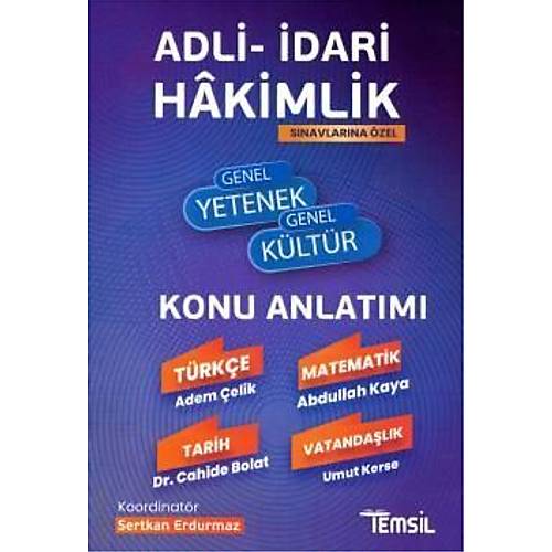 Temsil Adli �dari Hakimlik Genel Yetenek�Genel K�lt�r Konu Anlat�m� Sertkan Erdurmaz