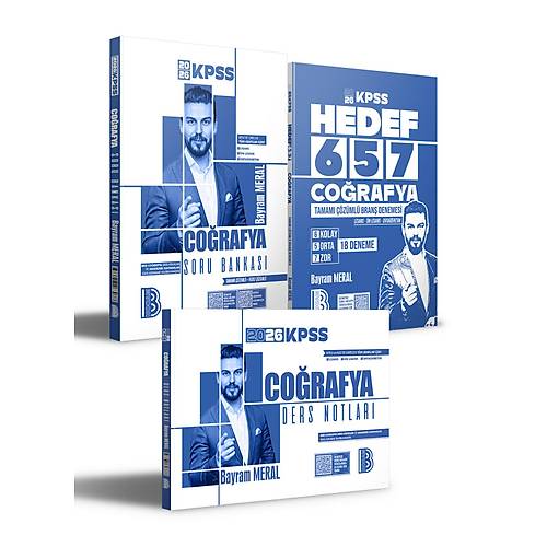 2026 KPSS Co�rafya Ders Notlar�, Soru Bankas� ve Deneme Seti Benim Hocam Yay�nlar�