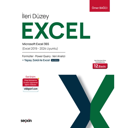 �leri D�zey Excel Microsoft Excel 365 � �leri D�zey Excel � Form�ller � Power Query Yapay Zek� � Veri Analizi �mer Ba�c� 12. Bask�,� Nisan 2026