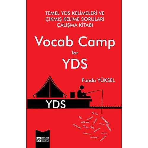 Pegem Akademi Yay�nc�l�k 2026 Temel YDS Kelimeleri ve ��km�� Kelime Sorular� �al��ma Kitab� Vocab Camp for YDS