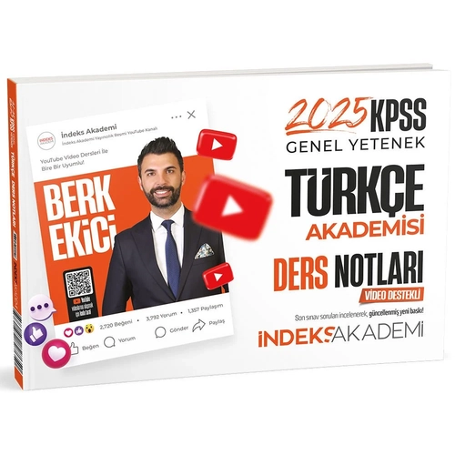 ndeks Akademi 2025 KPSS Trke Akademisi Video Ders Notlar Berk Ekici