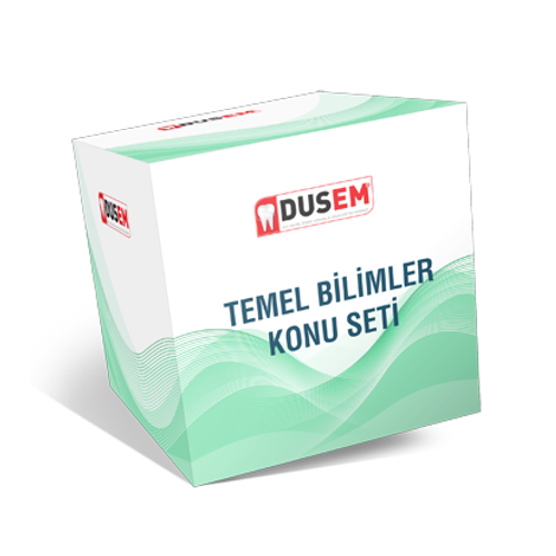DUS Temel Bilimler Konu Seti(Tpdil-Ykdil 5 Deneme Hediyeli)-2025
