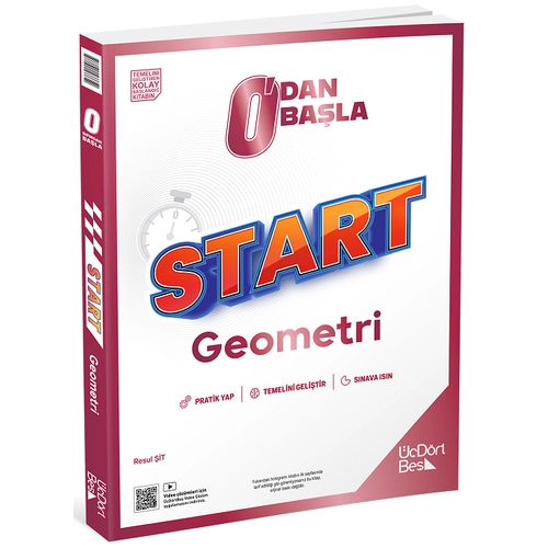 �� D�rt Be� YKS TYT AYT KPSS ALES DGS MS� 0 Dan Ba�la Start Geometri - Resul �it �� D�rt Be� Yay�nlar�