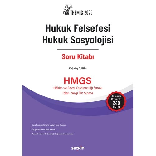 THEMIS  2025 THEMIS  Hukuk Felsefesi Hukuk Sosyolojisi Soru Kitab