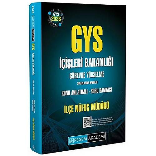 Pegem 2026 GYS ��i�leri Bakanl��� �l�e N�fus M�d�r� Konu Anlat�ml� Soru Bankas� G�revde Y�kselme PegemAkademi Yay�nlar�
