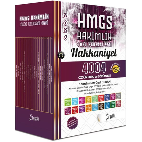 Yetki Yay�nlar� 2026 HMGS Hakimlik Hakkaniyet Soru Bankas� Seti