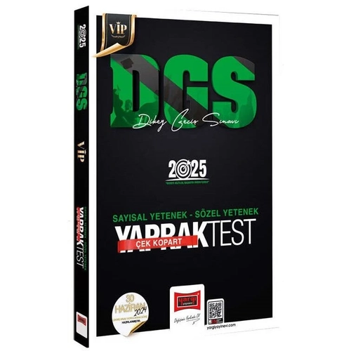 Yarg 2025 DGS VIP Yaprak Test ek Kopart Yarg Yaynlar