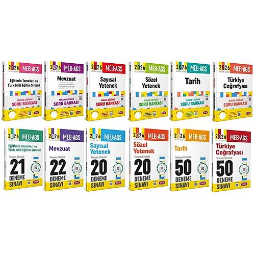 Data 2026 MEB-AGS T�m Dersler Soru Bankas� + 183 Deneme 12 li Set Ultra Serisi Data Yay�nlar�
