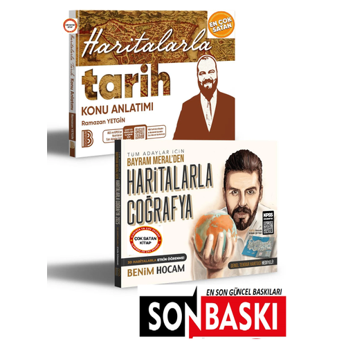 Benim Hocam Yay�nlar� 2026 KPSS AGS Haritalarla Tarih ve Co�rafya Konu Anlat�m� Seti Benim Hocam Yay�nlar�Marka : Benim Hocam Yay�nlar�