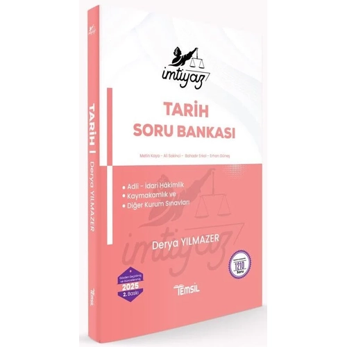 Temsil 2025 �MT�YAZ Hakimlik Kaymakaml�k Tarih Soru Bankas�- Derya Y�lmazer