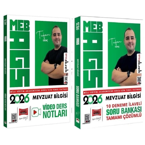 Yarg� 2026 MEB-AGS Mevzuat Bilgisi Video Ders Notlar� + Soru Bankas� 2 li Set - Tufan Gen� Yarg� Yay�nlar�