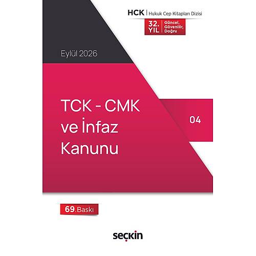 Se�kin Yay�nc�l�k TCK � CMK ve �nfaz Kanunu (Cep Kitab�) Se�kin Yay�nc�l�k 69. Bask�,� Eyl�l 2026